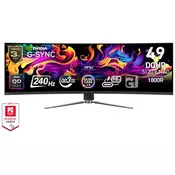 MSI MPG ukrivljen gaming monitor 491CQPX QD-OLED, MONMSI00082, OLED, 49inch