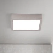 ORION LED stropna svjetiljka Disc, satenska završna obrada boje nikla, duljina 14 cm - Dnevni boravak/blagovaonica - Moderan - satenski nikal, bijela - Aluminij