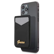 TERACELL Maska za telefon Guess Wallet Cardslot Sticker 3M Saffiano Script crna (GUCHSSABK)