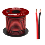 BLOW Kabel za zvočnike 2x0,50 mm črna/rdeča 25 m
