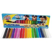 BTS Nestrupen šolski plastelin, 18 barv