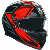 AGV K3 Compound Black/Red L Kaciga