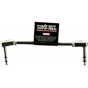 Ernie Ball Flat Ribbon Stereo Patch Kabel Crna 7,5 cm Kutni - Kutni