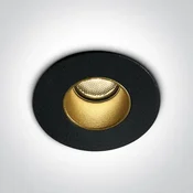 VGRADNA LED SVETILKA/2W/3000K/100lm/30°/700mA IP65 ČRNA/ZLATA DM10102H/B/W
