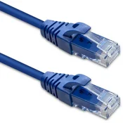 Qoltec UTP patchcord kabel | CAT6 | 2 x RJ-45 | 3 m | Visoka hitrost | Zlat
