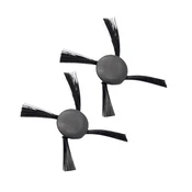 Stranska krtača, 2 kosa, Črna za Vorwerk Kobold VR100, Neato Botvac D3,D4, D5, D6, D7, D8, D9, D10