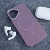 Maska Mag Case Fashion Glitter za iPhone 17 ljubicasta