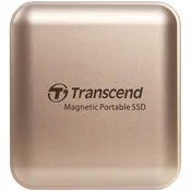 TRANSCEND 4TB, External SSD, ESD420G, USB 20Gbps, Type C, Magsafe, Gold