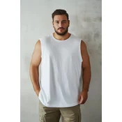 Trendyol Muška majica Tmnss25Cv00000, Bela