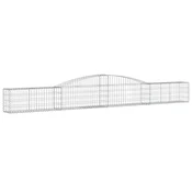 Gabionska košara s lukom 400x30x40/60 cm pocincano željezo