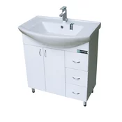 Lapino Lavabo sa ormaricem 75x85cm, 4842 3 fioke Beli