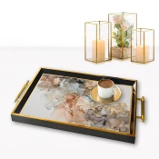 Aberto Design Poslužavnik TPA9875 50 x 29 x 3.5 cm, Šareni