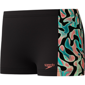 Speedo digital allover panel aquashort black / green / red 152cm