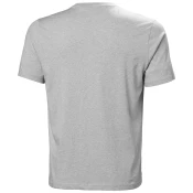 Helly Hansen for man. 54596 Logo 3.0 T-shirt grey (S), Casual, Cotton, Short sleeve