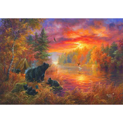 Sunsout - Puzzle Ribiški kamp 500XXL - 500 kosov
