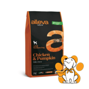 Alleva Natural Adult Medium Piletina i Bundeva 2kg, Hrana Za Pse Srednjih Rasa