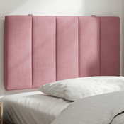 Vidaxl Blazina za vzglavje Hanko roza 80 cm žamet