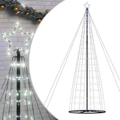 vidaXL vidaXL LED božično drevo 1534 LED hladno bela 503 cm, (5000043606)