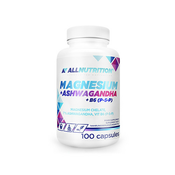 Magnezij + ašvaganda + vitamin B6, 100 kapsula