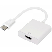 E-GREEN Adapter USB 3.1 tip C (M) - HDMI (F) beli