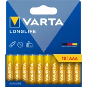 VARTA 4103101761 Longlife AAA mikro olovne baterije 10 kom/blister pakiranje