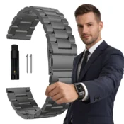 Kovinski pašček za Xiaomi Redmi Watch 5 Lite, črne barve