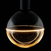 SEGULA LED-Globe Illusion E27 G190 prozorna/črna 6W 1900K dim - prozorna, črna, zlata - Steklo
