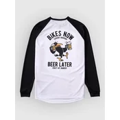 Loose Riders Drinky Crow Long Sleeve Jersey white