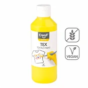 Barva za tekstil Creall Tex 250 ml - rumena