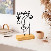 Atelier Del Sofa Dekorativna figura Fall, 28x8x17 cm, Crna