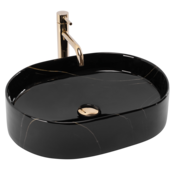 Umivalnik Rea Nadia 50 Black Stone