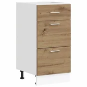 Vidaxl Spodnja omarica “Lyon” Artisan Oak 40x46x81,5 cm inženirski les