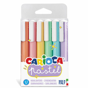 6-delni komplet markerjev pastelnih barv 4,5mm - Carioca