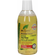 Dr. Organic Tea Tree Mouthwash - 500 ml