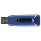 USB memorija, 64GB, USB 3.0, 175/80 MB/sec, VERBATIM V3 MAX, plava-crna