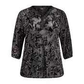 Zizzi Bluza Eselma bronasta/črna