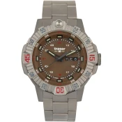 Traser H3 110668 Tactical Brown Titan Mens Watch 46mm 20ATM
