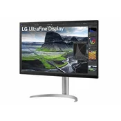 Monitor LG 32UQ850V-W 32/IPS/3840x2160/60Hz/5ms GtG/HDMIx2,DP,USB/pivot,visina/zvucnici/srebrna