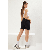 Trendyol Black Seamless Push Up Knitted Sports Shorts/Short Tights