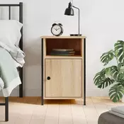 Vidaxl vidaXL Nočna omarica, hrast sonoma, 40x42x60 cm, material na osnovi lesa