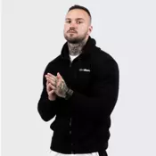 GymBeam ???? Zipper Hoodie Black