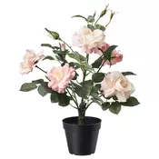 FEJKA Veštacka biljka u saksiji, unutra/spolja/ruža roze, 12 cmPrikaži specifikacije mera