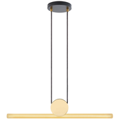 Viseca lampa KILTER 64 cm, mjed, Tala