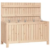 Vidaxl Vrtna škatla 115x49x60 cm trdna borovina