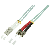 LOGILINK LogiLink FP3LT01 steklena vlakna optična vlakna priključni kabel [1x LC-vtič - 1x ST-vtič] 50/125 µ Multimode OM3 1.00 m, (20435374)