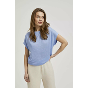 Marisse Womens Blouse L-Ts-4336 L.Blue
