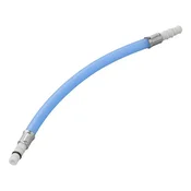 Northix Priključek za gibko cev, 25 cm, modra
