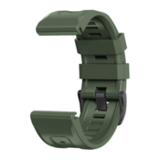 Silikonski pašček za uro 22 mm - Quick Fit - Fenix 5/6/6 Pro/7 - vojaško zelen