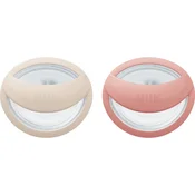 NUK Perfect Match 0-6m duda Red 2 kos