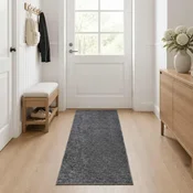 vidaXL Preproga Antracit 100 x 200 cm 100% poliester 3 mm Pralna